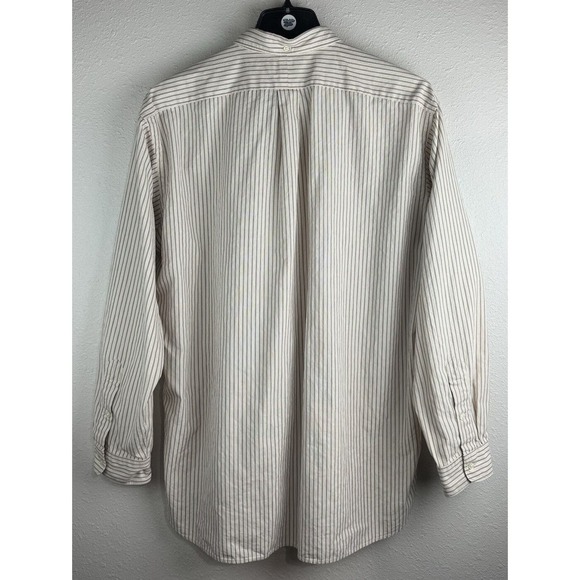 Ralph Lauren Men's McMeel XL Striped 100% Cotton Long Sleeve Button Up Shirt - Picture 3 of 11